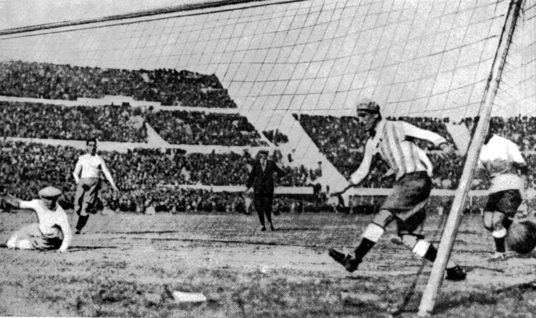 1930: Host Uruguay wins soccer's first World Cup
